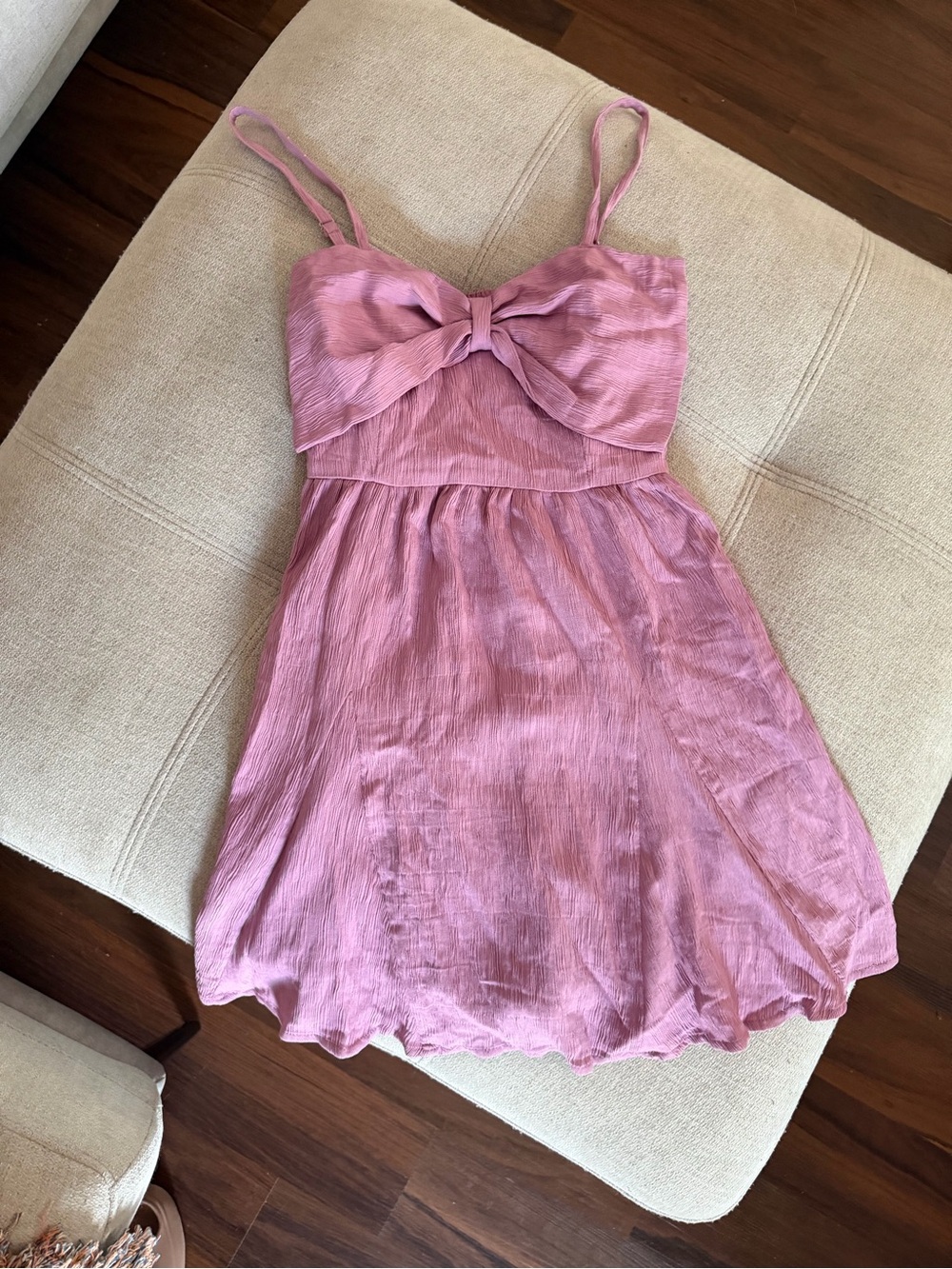 Umgee Pink Bow-Front Sundress